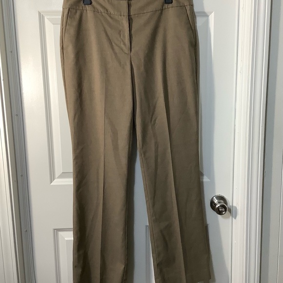 Ann Taylor Beige Trousers, casual, office, size 8. - Picture 2 of 15